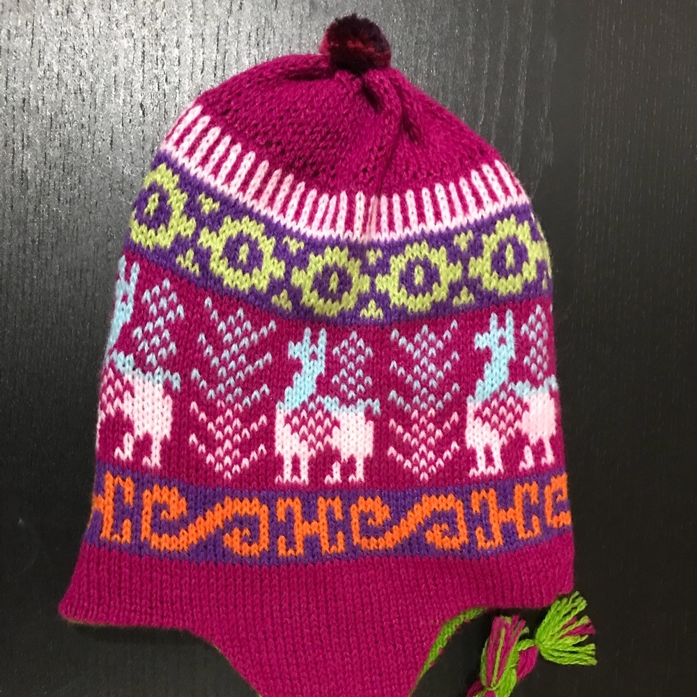 Peruvian Alpaca Wool Beanie Handmade in Peru NEW